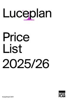 Luceplan prijslijst